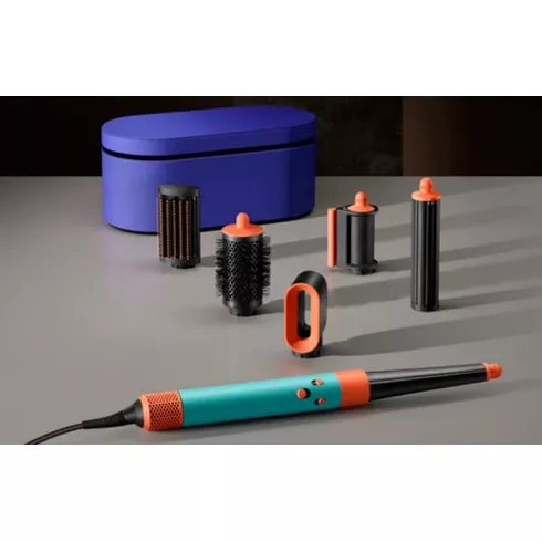 Фен-стайлер Dyson Styler Airwrap Complete Long Multi Hair HS08 (Ceramic Patina/Topaz) с переходником на евровилку