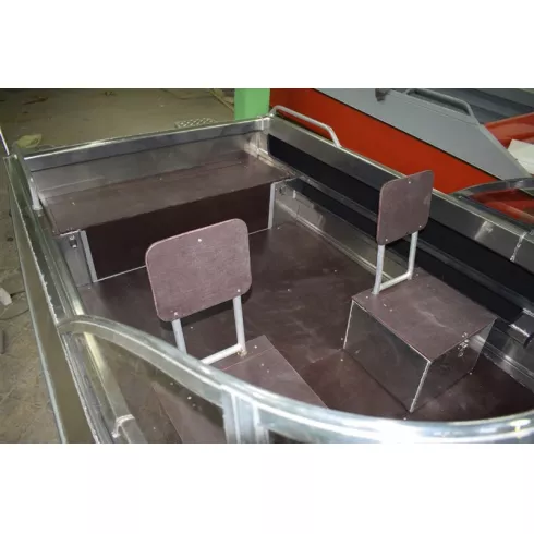 Алюминиевый катер Wyatboat Неман 500 DC без покраски