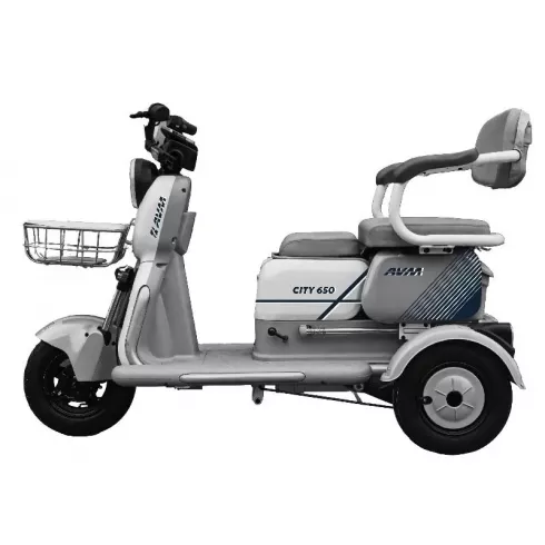 Трицикл AVM CITY 650 (серый)