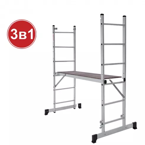 Лестница-помост алюминиевая Новая высота 2х6 1415206