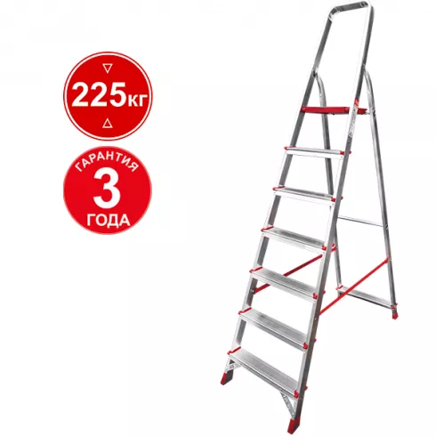 Стремянка Новая высота 7 ступени комбинированная 3110107