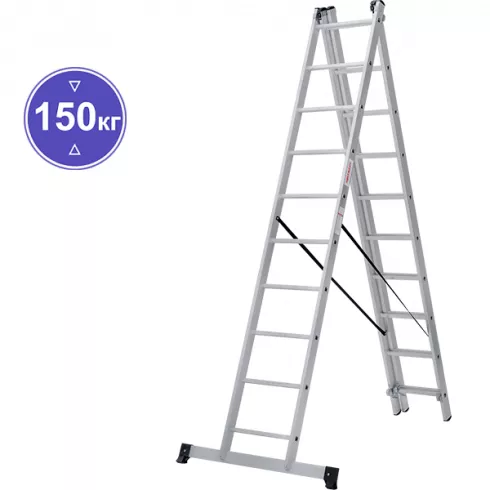 Лестница-стремянка Новая высота алюминиевая 3x10 (1230310)
