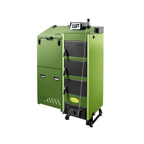 Твердотопливный котел SAS BIO SLIM 14 кВт (дымоход сверху)