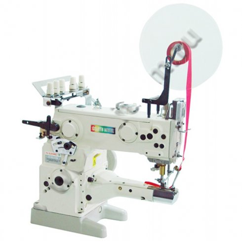 Плоскошовная распошивальная машина Golden Wheel CSA-1402-2-164M для настрачивания тесьмы