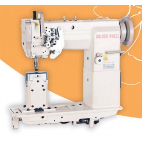 Двухигольная колонковая машина с игольным продвижением GOLDEN WHEEL CS-7375