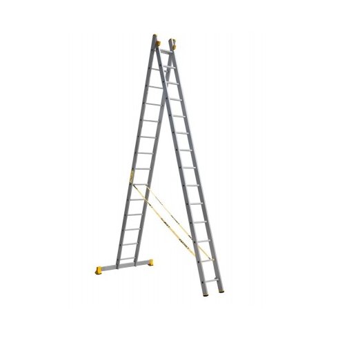 Лестница двухсекционная профессиональная Алюмет P2 9216