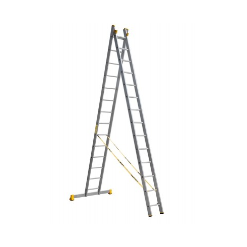 Лестница двухсекционная профессиональная Алюмет P2 9220