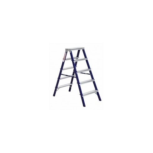 Стальная двухсторонняя стремянка Алюмет МDL82306