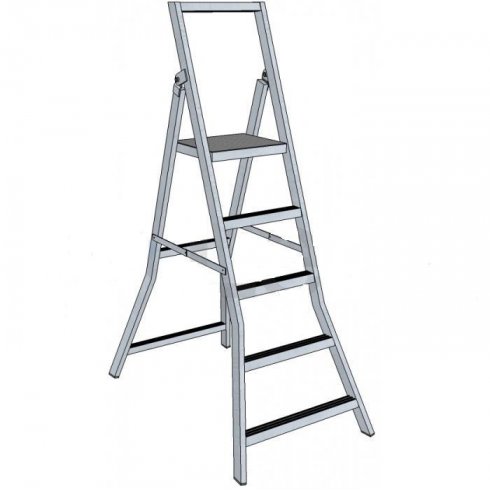 Стремянка алюминиевая сварная Новолюкс ЛС-2