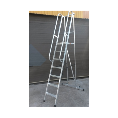 Лестница-платформа складная Памир ЛПФВ-2.0 на роликах