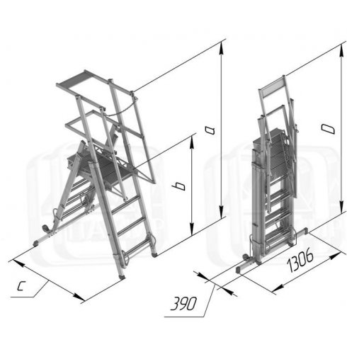 Лестница-платформа Памир ЛП-II
