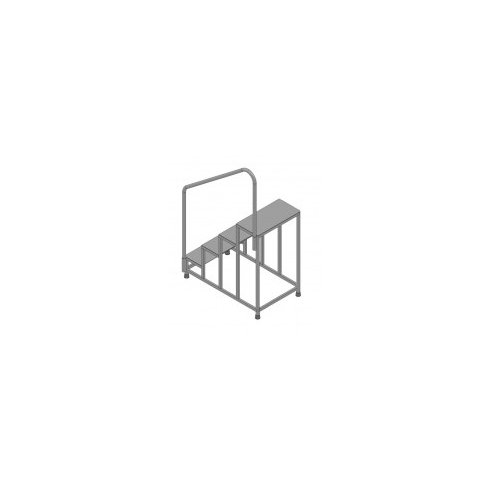 Подставка алюминиевая с поручнем Памир ПА-3(45-ПМ)