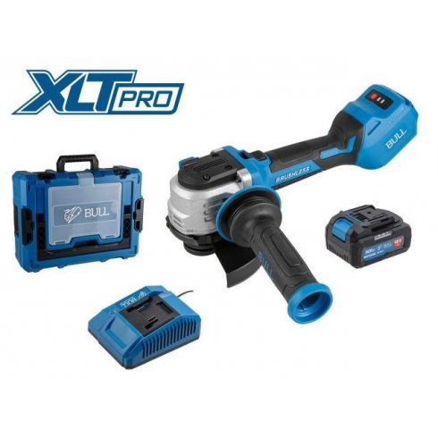 Угловая шлифмашина Bull CSG 1812-1 SR Xcase XLTpro 1x4 Ач (1333997)