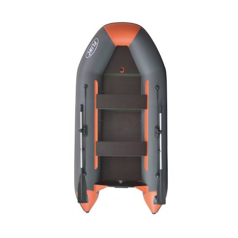 Моторно-гребная лодка Flinc FT320K (графитово-оранжевый)