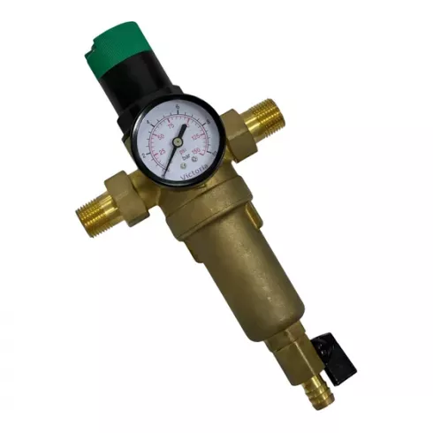 Фильтр промывной с манометром для горячей воды Victoria 27-707