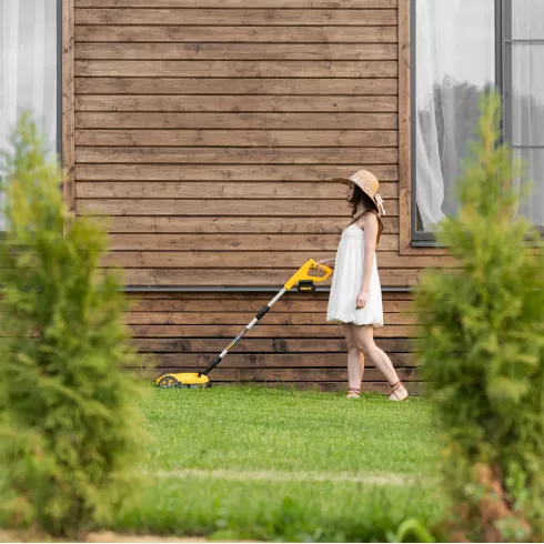 Газонокосилка аккумуляторная Denzel CLM-22