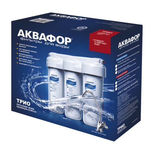 Водоочиститель Аквафор Трио Fe H