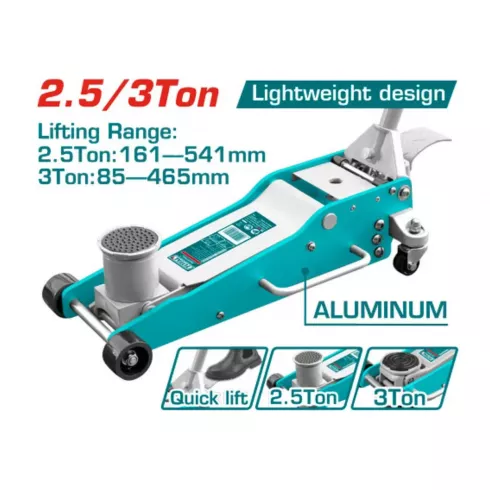 Домкрат гидравлический подкатной TOTAL THT108253