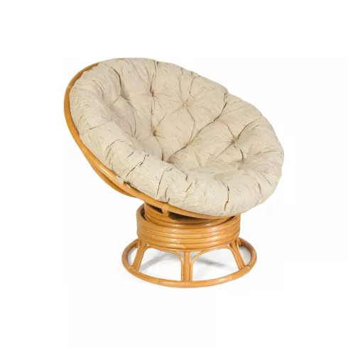 Кресло садовое Garden Story Папасан Р110Н (бежевый/медовый)