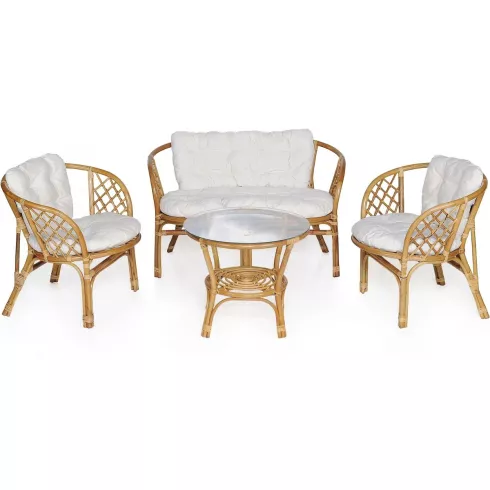 Комплект садовой мебели Garden Story Багамы CV-B01H (бежевый/медовый)