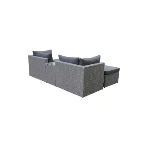 Комплект садовой мебели Garden Story Драмен GS009 (серо-коричневый/серый)