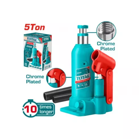 Домкрат гидравлический бутылочный TOTAL THT109054