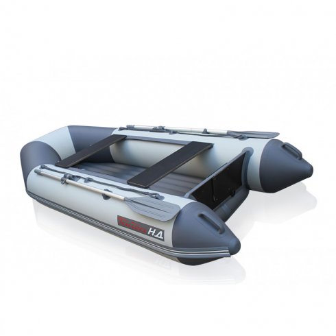 Надувная лодка Leader Boats Тайга 270 НДНД Киль голубой/серый