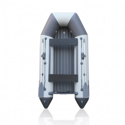 Надувная лодка Leader Boats Тайга 270 НДНД Киль голубой/серый