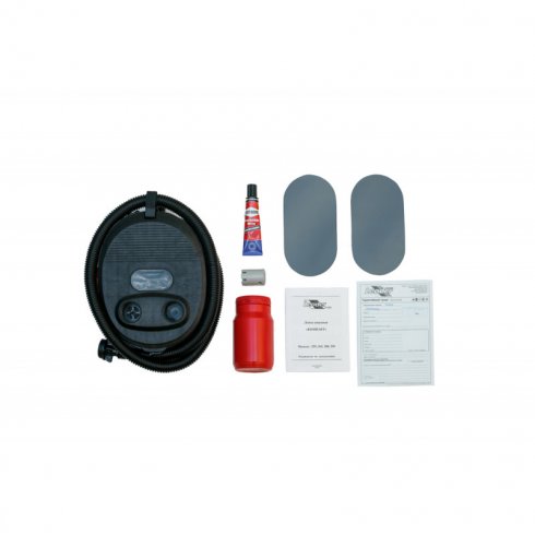 Надувная лодка Leader Boats Тайга 270 НДНД Киль голубой/серый