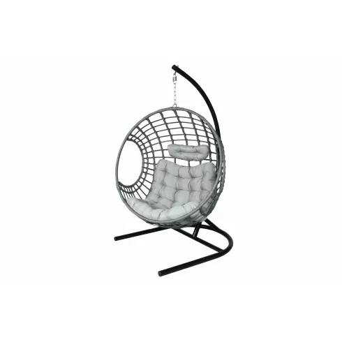 Кресло подвесное Garden Story Лондон 3978-МП (черный/серый)
