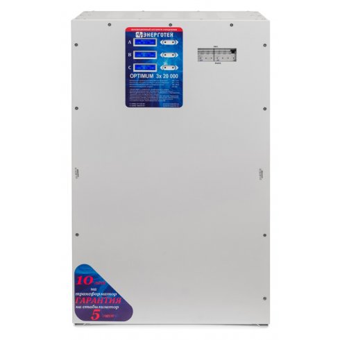 Стабилизатор напряжения Энерготех OPTIMUM 20000х3