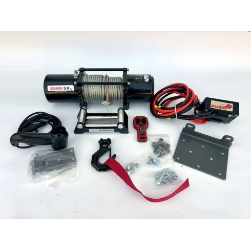 Лебёдка электрическая автомобильная Zubr EWV6000S