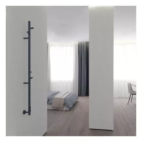 Полотенцесушитель электрический Gloss&Reiter PRIMUM.Е2.L.15х140.Н4.Таймер. Муар графит