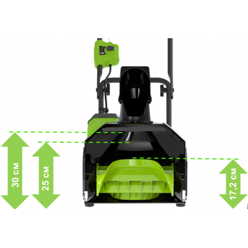 Снегоуборщик аккумуляторный Greenworks 40V G40ST40 (2603607UB)