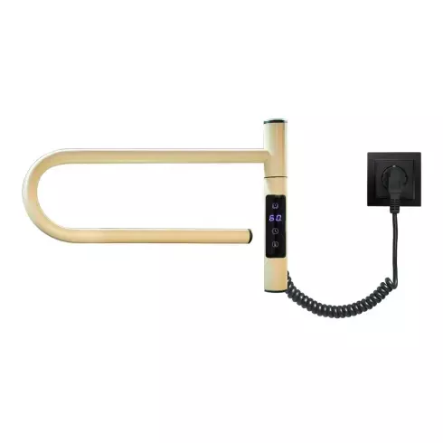 Полотенцесушитель электрический  Gloss&Reiter SMART E2.L.39x25.R1.Таймер. Глянец слоновая кость