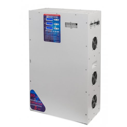 Стабилизатор напряжения Энерготех OPTIMUM 20000х3