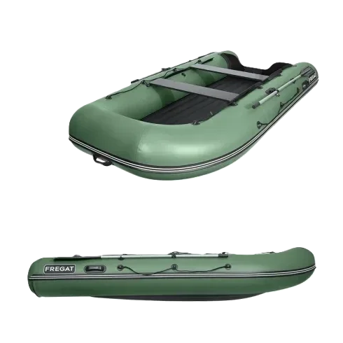 Надувная лодка Фрегат 350 Air (зеленый)