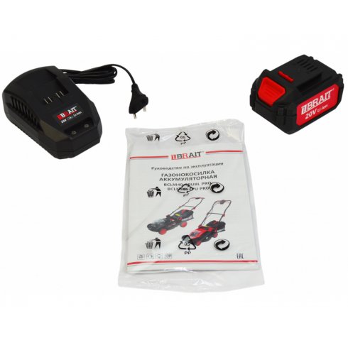 Газонокосилка аккумуляторная Brait BCLM20-4PU Pro