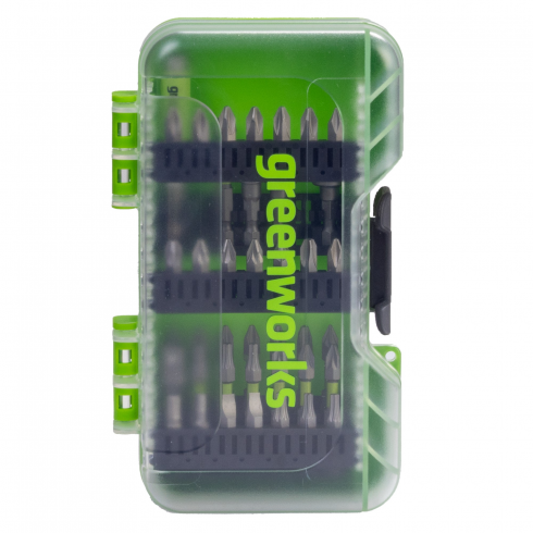 Набор бит, торцевых головок и адаптеров GreenWorks 2944207