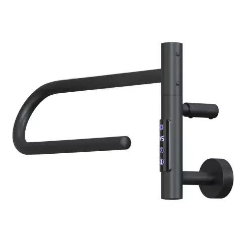 Полотенцесушитель электрический Gloss&Reiter SMART E2.L.39x25.R1.Таймер. Myap чёрный