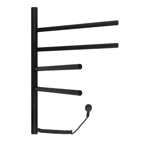 Полотенцесушитель с нагревательным элементом Gloss&Reiter тип Е2. модель Ti#1 L.43х60.F4 (timer) Муар black