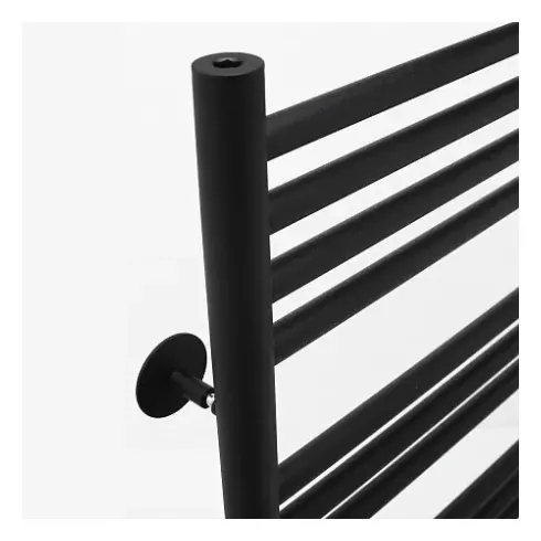 Полотенцесушитель водяной Gloss&Reiter Line Л. 50х80.Л14.G1. (полимер МУАР Black Rall)