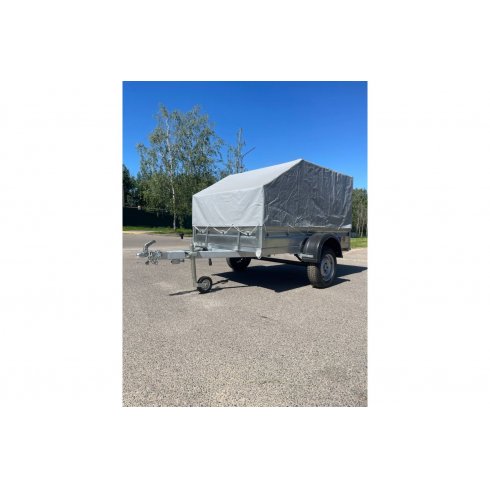 Прицеп Кремень-Титан класс A (1800х1300х300)+тент с каркасом 80см