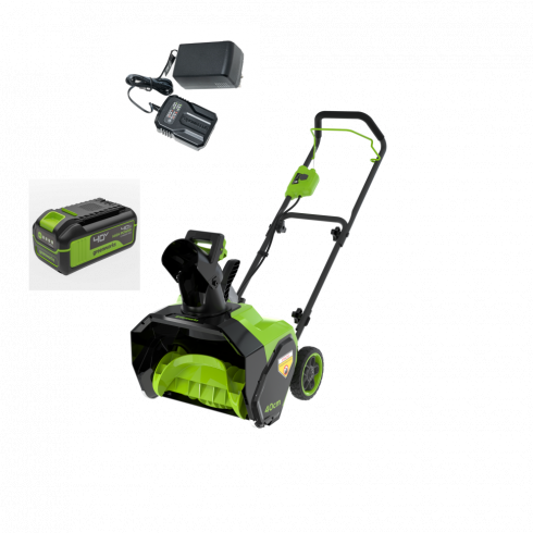 Снегоуборщик аккумуляторный GreenWorks G40ST40K5 (2603607UG)