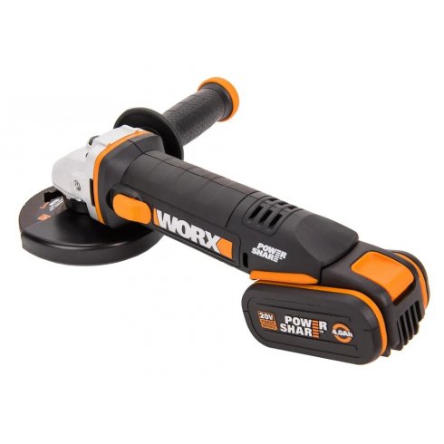 Угловая шлифмашина аккумуляторная Worx WX803