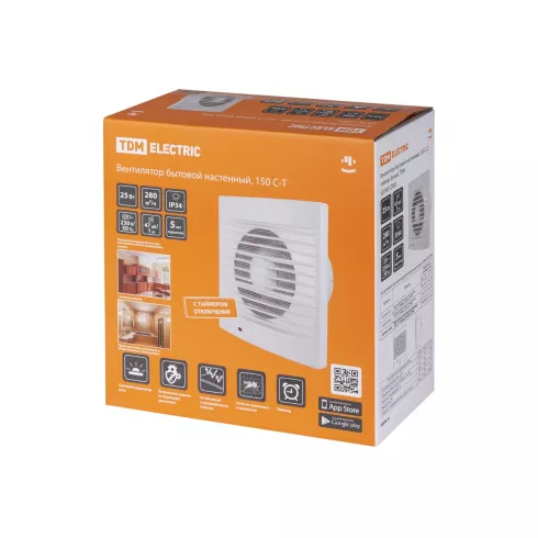 Вентилятор настенный TDM 150 С-Т