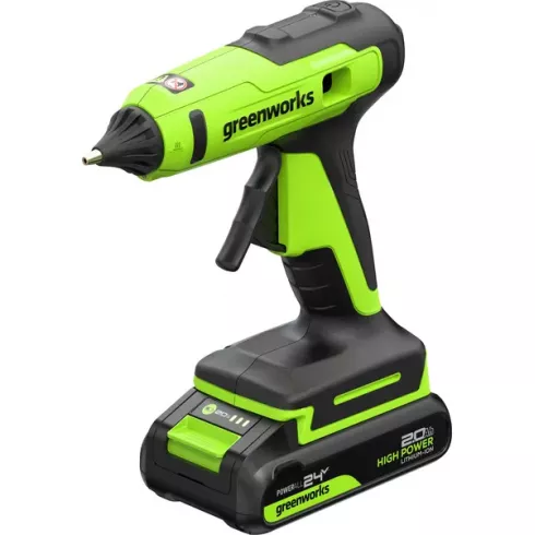 Пистолет клеевой аккумуляторный Greenworks G24GLG 24V (3502207CUA)