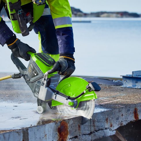 Бетонорез аккумуляторный GreenWorks PC141 (1501307)