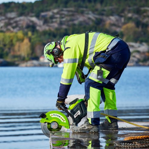 Бетонорез аккумуляторный GreenWorks PC141 (1501307)