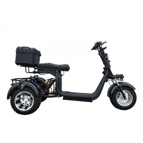 Электроскутер Smart8 Bulbash X12 Trike (черный)